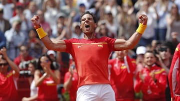 08/04/18 TENIS COPA DAVIS CUARTOS DE FINAL 
 SELECCION ESPA&Atilde;OLA ESPA&Atilde;A ALEMANIA
 RAFA NADAL - ZVEREV
 ALEGRIA
 PUBLICADA 09/04/18 NA MA49 2COL  
 
 
 