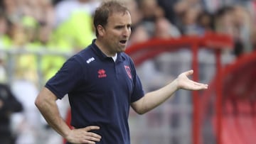 Arrasate, entrenador del Numancia.