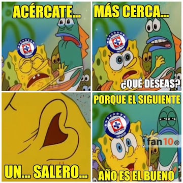 Cruz Azul perdió otra vez en Liga MX y no tardaron los memes