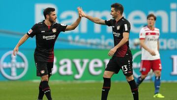 Leverkusen 3-0 Hamburgo: goles, resumen y resultado