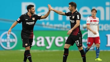 Leverkusen 3-0 Hamburgo: goles, resumen y resultado