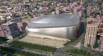 Se presentó en el palco de honor del estadio madridista los ganadores del proyecto para el nuevo Santiago Bernabéu.