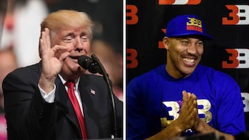 Donald Trump y LaVar Ball.