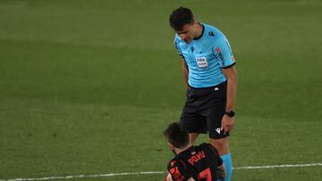 Gil Manzano, durante el Real Madrid-Real Sociedad.