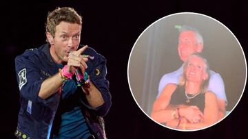 Collage de Chris Martin de Coldplay, Andy Byron y Kristin Cabot, CEO y directora de Recurso Humanos de Astronomer, respectivamente.