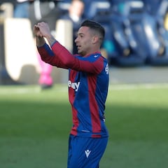 Sergio León acaba con una sequía de 16 meses en Liga