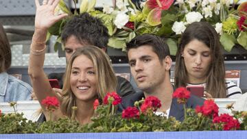 Álvaro Morata y su mujer Alice Campello