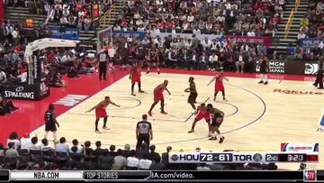Primer partido de pretemporada y Harden ya está a este nivel: los demás poco pueden hacer...