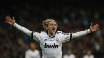 Modric marc&oacute; el tercer gol del Madrid contra el Mallorca.