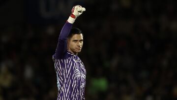 Luis Malagon of America during the game FC Juarez vs America, corresponding to Round 17 of the Torneo Clausura 2023 of the Liga BBVA MX, at Olimpico Benito Juarez Stadium, on April 28, 2023.
<br><br>
Luis Malagon de America durante el partido FC Juarez vs America, Correspondiente a la Jornada 17 del Torneo Clausura 2023 de la Liga BBVA MX, en el Estadio Olimpico Benito Juarez el 28 de Abril de 2023.