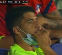 Va para ídolo: la imagen de Luis Suárez en la grada que representa a los atléticos