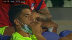 Va para ídolo: la imagen de Luis Suárez en la tribuna que representa a los atléticos