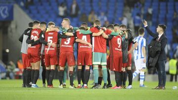 El Mirandés, en el Reale Arena