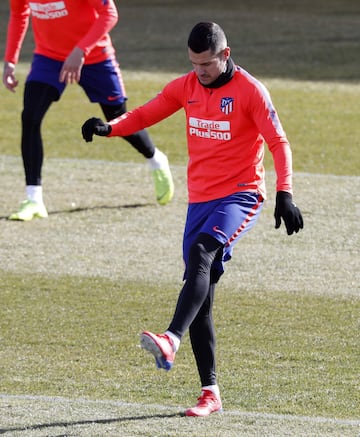 Vitolo durante el entrenamiento.