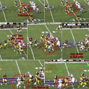 Alejandro Villanueva secó a Super Mario Williams