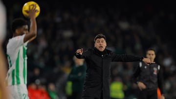 Medina durante el partido.