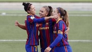 Jenni Hermoso, Lieke Martens y Alexia Putellas.