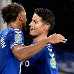 El Everton de James y Mina iguala récord de hace 82 años