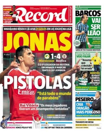 Portadas de la prensa mundial