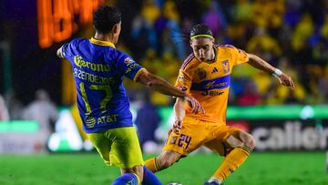 during the game Tigres UANL vs America, corresponding to Round 17 of the Torneo Apertura 2023 of the Liga BBVA MX, at Universitario Stadium, on November 11, 2023. 

&lt;br&gt;&lt;br&gt;

durante el partido Tigres UANL vs America, correspondiente a la Jornada 17 del Torneo Apertura 2023 de la Liga BBVA MX, en el Estadio Universitario, el 11 de Noviembre de 2023