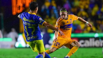 during the game Tigres UANL vs America, corresponding to Round 17 of the Torneo Apertura 2023 of the Liga BBVA MX, at Universitario Stadium, on November 11, 2023.
<br><br>
durante el partido Tigres UANL vs America, correspondiente a la Jornada 17 del Torneo Apertura 2023 de la Liga BBVA MX, en el Estadio Universitario, el 11 de Noviembre de 2023