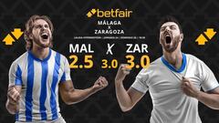 Málaga CF vs. Real Zaragoza: horario, dónde ver, pronósticos y clasificación