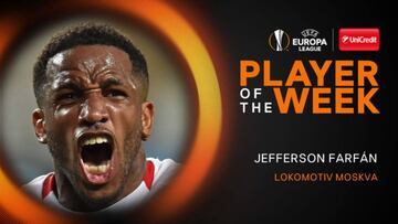 Farfán, mejor jugador de la jornada en la Europa League