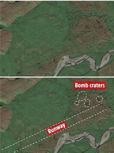 Detectan en Google Maps restos de una batalla de la Segunda Guerra Mundial