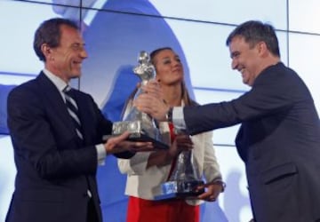 Emilio Butragueño, Mireia Belmonte y Miguel Cardenal.