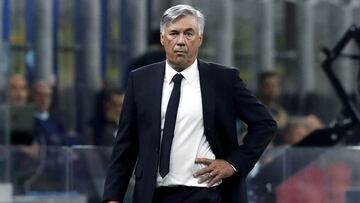 Carlo Ancelotti, entrenador del Real Madrid.