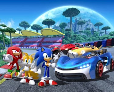 Team Sonic Racing debuta líder en Reino Unido