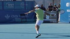 Roberto Bautista, en el Challenger de Málaga.