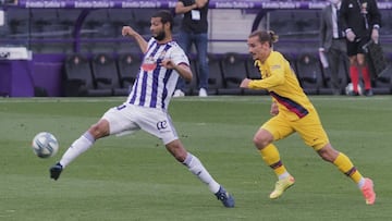 Photogenic/Pablo Requejo. 
 Valladolid. 11/7/2020. 
 Jornada 36 de la Liga Santander entre el Real Valladolid y el F.C. Barcelona
 Alcar&Atilde;&iexcl;z