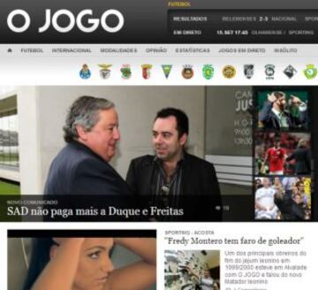 Portadas de la prensa extranjera