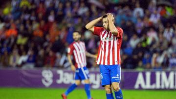 El Sporting, eliminado ante el Valladolid.