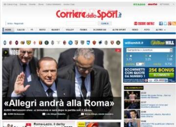 Portadas de la prensa extranjera