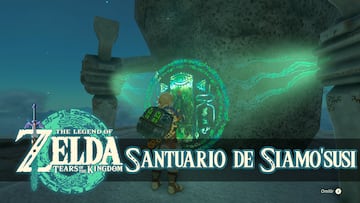 the legend of zelda tears of the kingdom nintendo switch guia santuario siamo'susi
