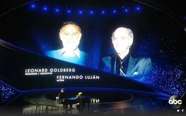 Fernando Luján recibe homenaje en los Oscar