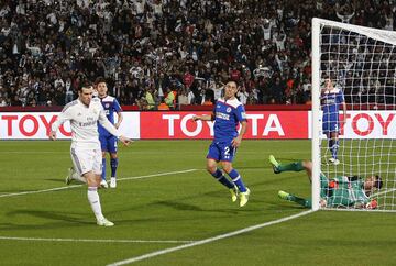 En diciembre de 2014, el Madrid se proclama campe¨®n del Mundial de Clubes tras derrotar al Cruz Azul mexicano (4-0) y al San Lorenzo argentino (2-0). En ambos encuentros marca un gol y brilla.