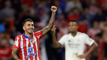 Correa festeja el gol del Atlético.