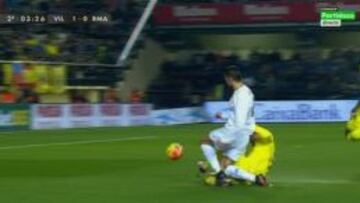 Cristiano pidió un penalti de Musacchio en el minuto 49
