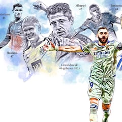 Benzema, el nueve con alma
de diez que ya es leyenda