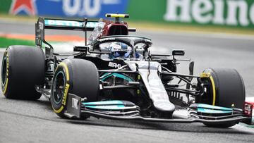 Formula One F1 - Italian Grand Prix - Autodromo Nazionale Monza, Monza, Italy - September 10, 2021 Mercedes' Valtteri Bottas during practice REUTERS/Massimo Pinca