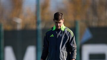 Raúl Fernández, portero del Mirandés.