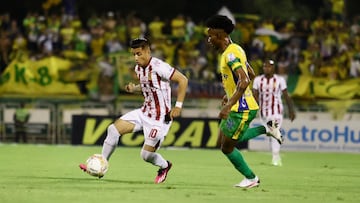 Atlético Huila y Deportes Tolima dividen puntos en Neiva