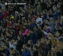 El sonido del Camp Nou rugiendo que es directamente un mensaje institucional
