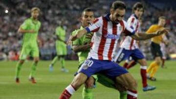 Juanfran, durante el partido.