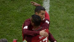 Cristiano Ronaldo fue sustituido por Nani en el minuto 66. 