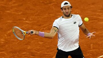 Berrettini, a la final tras ceder sólo 8 puntos con su saque