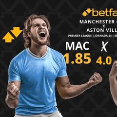 Manchester City vs. Aston Villa FC: horario, dónde ver, pronósticos y clasificación